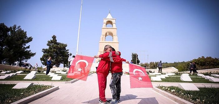 Türk ve Suriyeli Çocuklar Dedelerinin Savaştığı Topraklarda