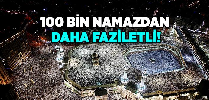 Mescid-i Haram ve Mescid-i Nebevi’de Kılınan Namazın Fazileti