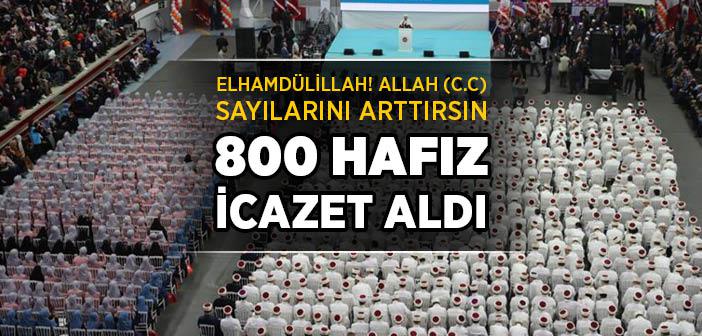 Kayseri'de 800 Hafız İcazet Aldı